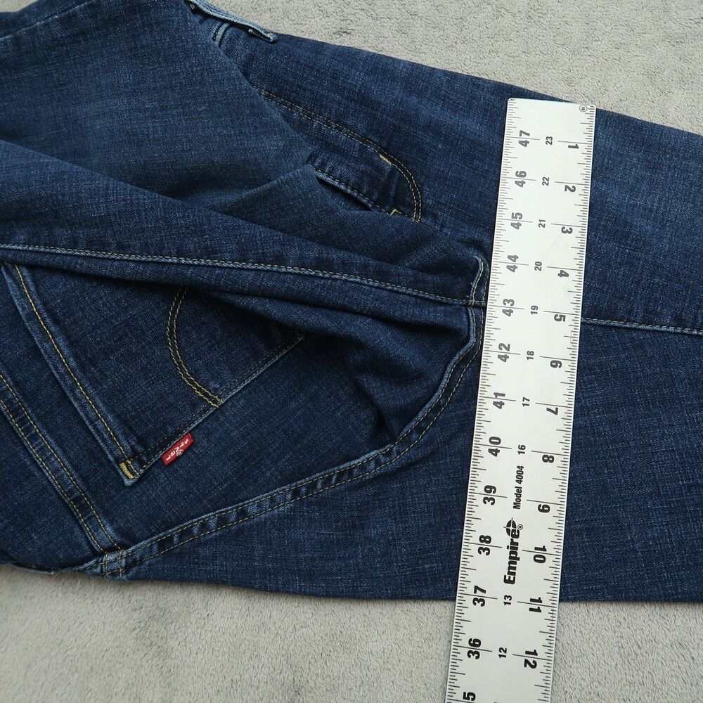 Levi's 314 Jeans Women's Size 30 Blue Mid-Rise Shaping Straight Denim 29" Inseam - Picture 6 of 16
